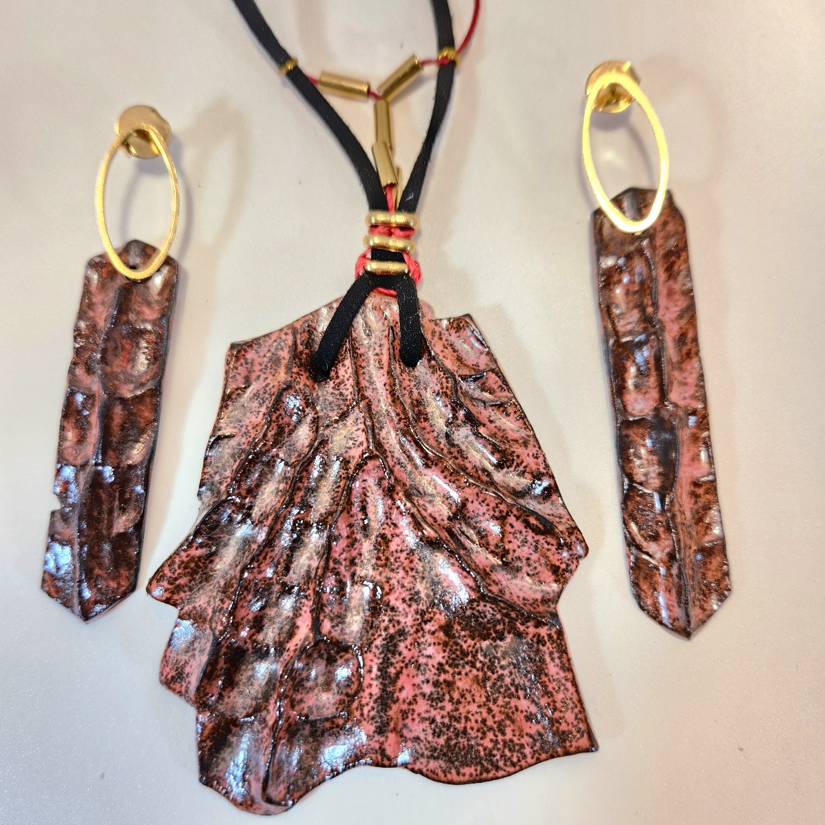 Conjunto geoda coral.