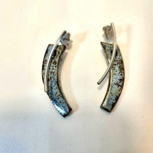 Brincos aspas celestes.