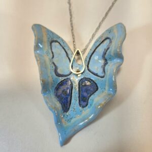 Colar borboleta do paraiso.