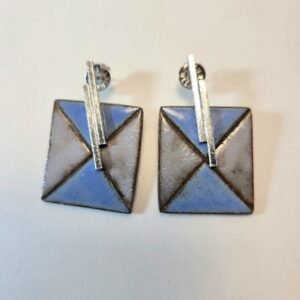 relógio de areia azul.