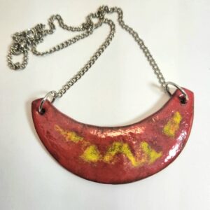 Colar sonrrisa vermelha