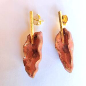 folinha laranja e bordeaux
